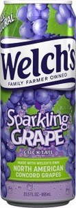 Welch&#39;s Sparkling Grape Cocktail 23oz-24