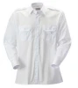 White airline aviation uniform male pilot shirt