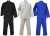 Import White BJJ Gis Pearl weave Jacket Pants Rib stop Premium Quality Martial arts Clothing Jiu-jitsu kimono Custom BJJ Gi from Pakistan