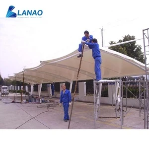 White membrane structure car park shed canopy tent garage used metal carports for sale