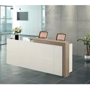 Buy White Table New Wooden Counter Office Reception Desk Modern from Foshan  Shunde Beno Furniture Co., Limited, China 