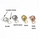 WHOLE SALE BULK PRICE .100% Real 925 Sterling Silver 8 MM-11 mm Lobster Clasp Jewelry Findings Connector Components for DIY
