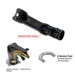 Wholesale adjustable riser 31.8mm*110mm folding bike mountain bike handlebar bicycle stem