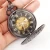 Import Wholesale Antique Skeleton Black mechanical watches Hand Winding Retro Roman pocket watch from China