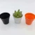 Import wholesale balcony cement color large size planters plastic flower pots for decoration from China