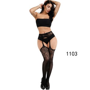 Wholesale Black Fishnet stockings, Tight High Stockings for Women Black Suspenders Garter Pantyhose Tights