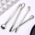 Import Wholesale Custom Stainless Steel Drinking Bubble Tea Metal Soup Spoon Straw from China