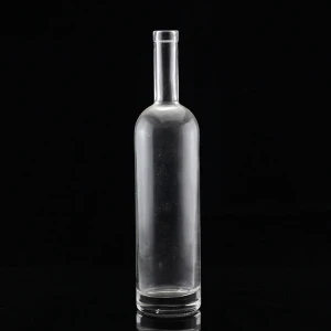 wholesale customize fancy shape empty glass bottle tequila vodka whisky gin used painting Ccobalt glass bottles