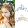 Wholesale Customized Good Quality Crown Hair Band 14k Gold Platinum Baby Hair Accessories