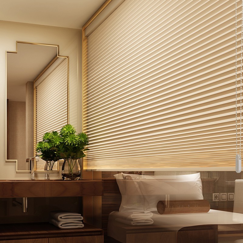 wholesale day and night blackout fabric heat insulated honeycomb blinds