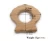 Wholesale Eco-friendly Beech Wooden Ship Octopus Shaped Teething Components for baby Chewing Teether Toys