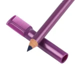 Wholesale eyebrow pencil waterproof permanent makeup cosmetic eyebrow pencil with eyebrow comb