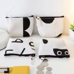 Wholesale Girls Small Storage Keys Pouch Change Wallet Money Bag For Card Holders Letter Printed Custom Coin Purse