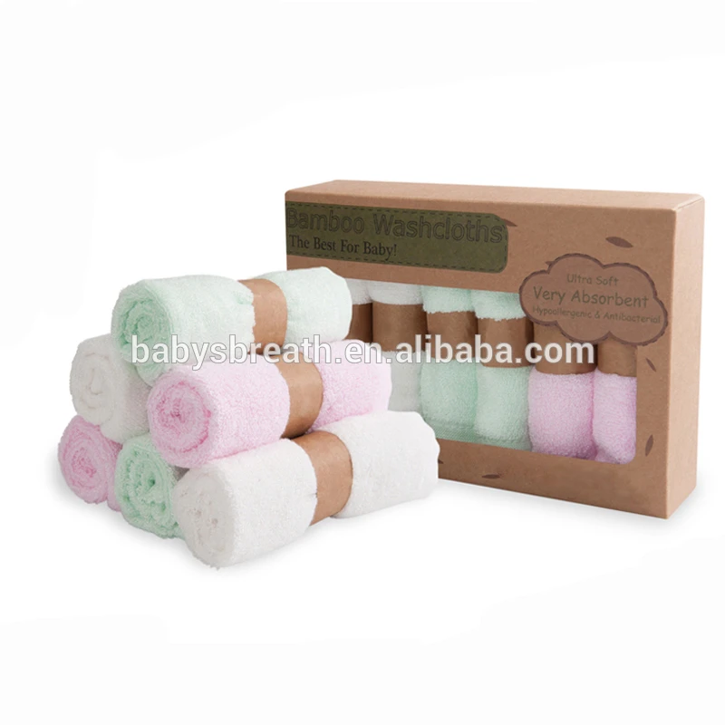 Wholesale high quality Oeko Tex Soft Bamboo Baby Washcloth
