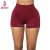 Import Wholesale high waist workout shorts fitness women brick red shape fitness yoga shorts from China