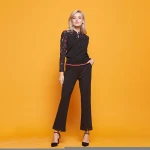 Wholesale Hot Sale Customized Elegant Long Sleeve Shirt Woman Blouse