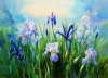 Wholesale Impressionist Still Life Flower Acrylic Paint DIY Painting by Number