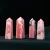 Import wholesale Natural Rhodochrosite Crystal Tower Magic Point Ornament Reiki Crystal Healing Blue Stone Home Decor from China