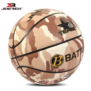 wholesale price Joerex Good PU Basketball Training Ball Sport Indoor /Ourdoor Color Printing
