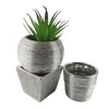 wholesale silver plated ceramic garden planter flower pot