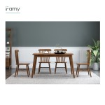 Wholesale Solid Wood Dining Table 6 Seater for House Dining Room