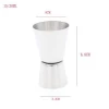 Wholesale  Stainless Steel Jigger Bar Measuring Cup double sided Jigger