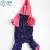 Import Wholesale Teddy Clothes Four Feet Coral Fleece Hat Padded I Love Mom And Dad Winter Onesies from China