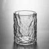 Wholesale Unique Clear Stemless High Quality Hammer Water Glass Tumbler Drinking Glass Cup