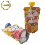 Wholesales BPA Free Baby Puree Food Pouches With Spout