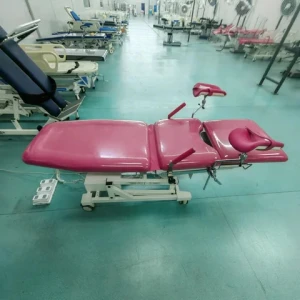 Woman Giving Birth Delivery Table Hydraulic Gynecological Obstetric Labour And Delivery Bed