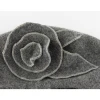 women 100% wool flower decorated beret