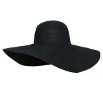 Women Casual Solid Striped Beach Surf Straw Hat