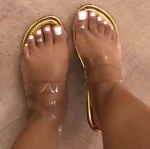 women summer sandals shoes cheap flat casual ladies slipper for women  strap flat fashion Beach shoes sandals