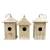 Import wood creative nest decorative bird breeding house from China