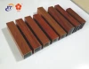 wood grain finish powder coating aluminum square hollow profile tube for decoration
