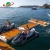 Import Wood Grain Motor Boat Station Jetski C Shape Inflatable Floating Jet Ski Dock from China