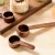 Import wooden coffee ground beans measurment spoon measuring tools scoop wood kitchen utensils accessories spoons from China