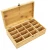 Import Wooden crafts Natural morden sturdy smooth display storage sundries bamboo wood box for tea from China
