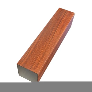 Wooden Grain Casement Profiles Aluminum Profiles Accessories Window Frame Building Material