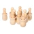 Import Wooden Peg Dolls Unfinished DIY Paint Stain Kid&#x27;s Party Favor Wedding Home Decor Wood Craft People Nesting dolls in cups from China