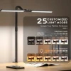 Workbench Reading Double Head Architect Adjustable Gooseneck Task desk lamp electric led table clip light with clamp for Office