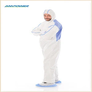 Workplace Safety Supplies EN1149 polypropylene disposable coveralls