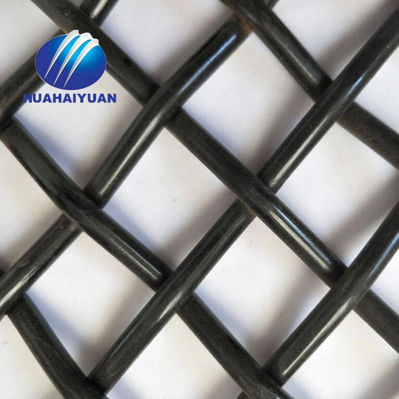 Woven Plain Weave Strong Structure Mine Sieving Heavy Crimped Wire Mesh Vibration Screen Crusher Mesh