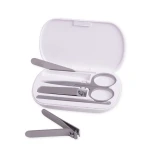 Yangjiang Factory Stainless Steel Manicure Tool Set Nail Tool Set of 5, Nail clippers Beauty Scissor