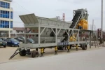 YHZS25 Mobile Concrete Mixing plant, concrete batching plant concrete mixer