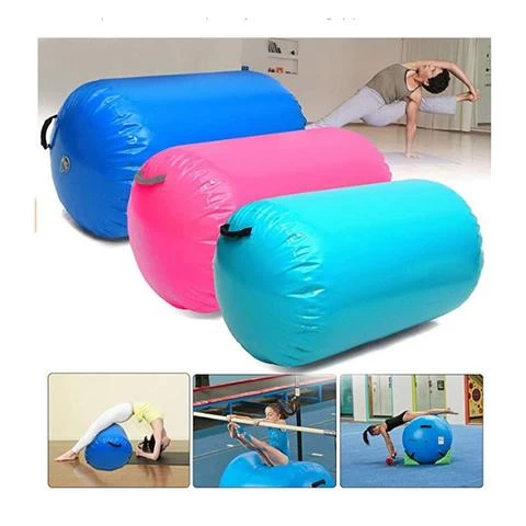 YOJA/OEM Wholesale Air Track Inflatable Tumbling Mat Air Barrel Roller Gymnastics Mat
