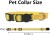Import Puppy ID collar soft nylon adjustable detachable safety covering garbage collar suitable for newborn pets with record record record from China