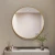Import Round Aluminium Alloy Framed  Home Decor Big Wall Mounted Bathroom Gold Round Mirror from China