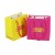Import printed pink paper bags with PP handle from China