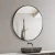 Import Round Aluminium Alloy Framed  Home Decor Big Wall Mounted Bathroom Gold Round Mirror from China